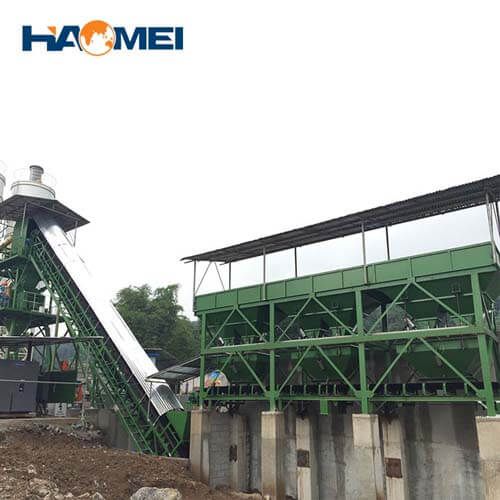 hzs75 stationary concrete batching plant supplier