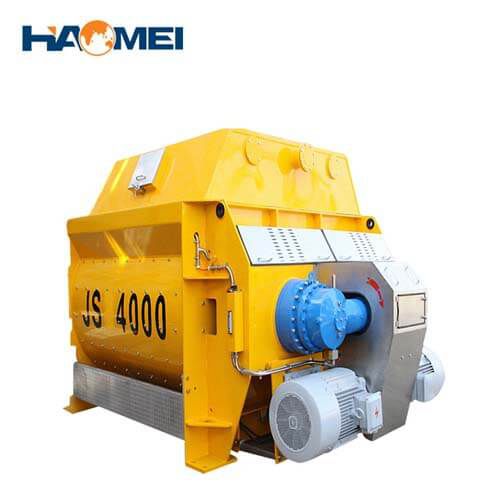 customized JS4000 concrete mixer