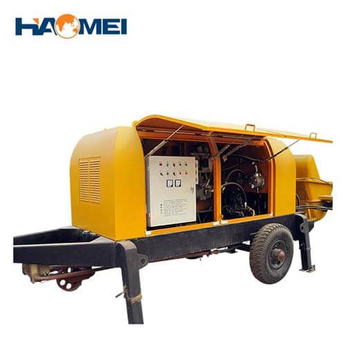 high quality HBT80S1813-145R Trailer Concrete Pump
