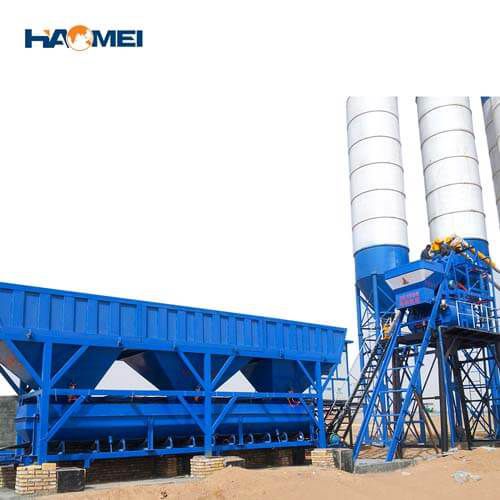 YHZS35 mobile concrete batching plant factory