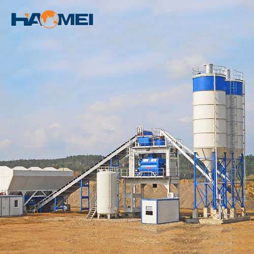 YHZS60 mobile concrete batching plant manufacturers