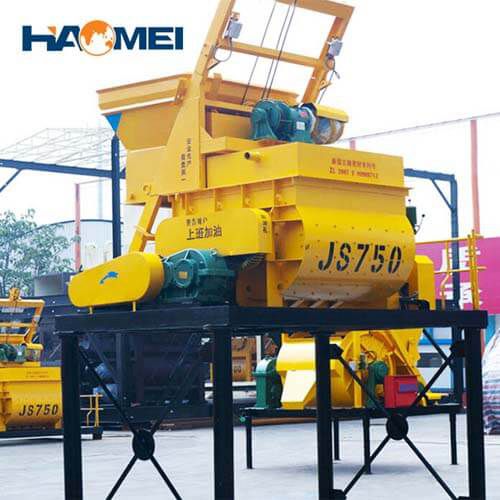 hot sale JS750 concrete mixer