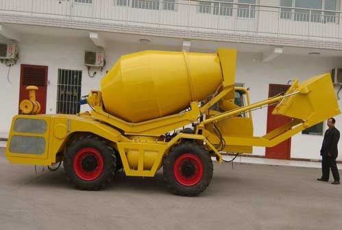 China mobile concrete mixer