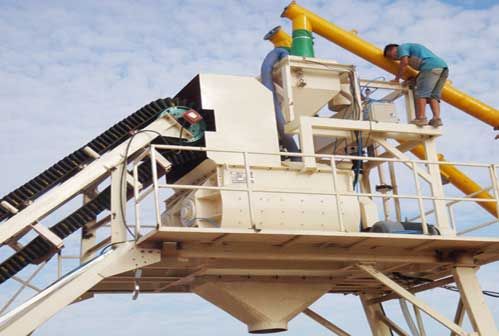 yhzs35 mobile concrete batching plant