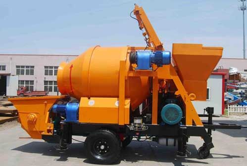 buy mobile concrete mixer with pump