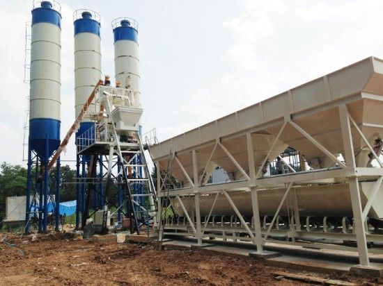 hzs75 concrete batching plant