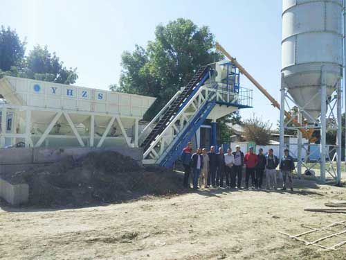 small concrete batching plant