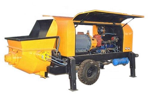 China trailer concrete pump