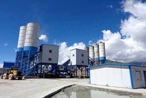 hzs35 concrete batching plant