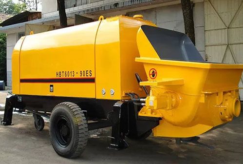 trailer mounted concrete pumps