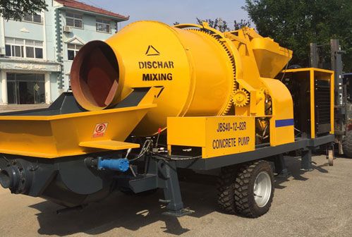 Mobile Concrete Mixer With Pump UAE