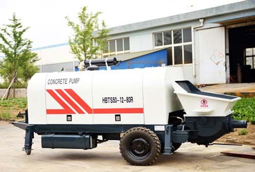 concrete mixer with pump