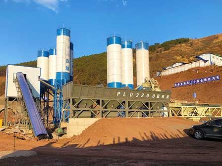 mobile concrete batching plant