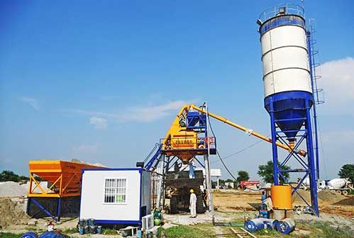 yhzs concrete batching plant