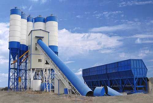 HZS Stationary Concrete Batching Plant Price