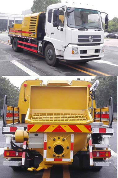 china concrete pump trailer