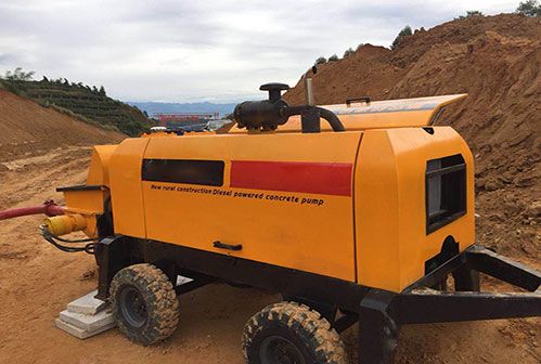 China portable concrete pump