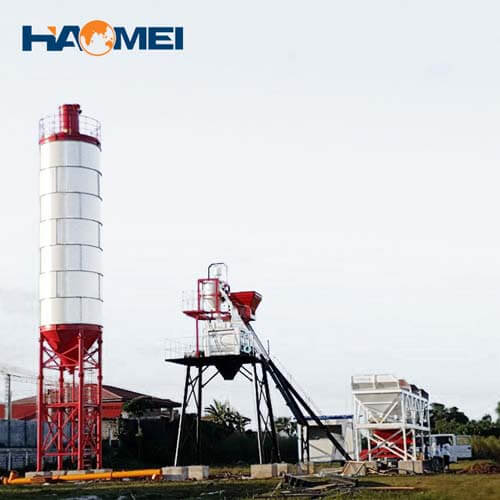 HZS25 Stationary Concrete Batching Plant