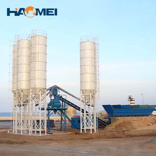 HZS120 Stationary Concrete Batching Plant