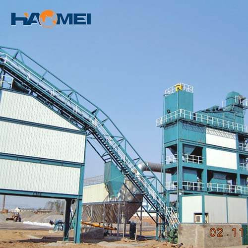 mobile asphalt mixing plant