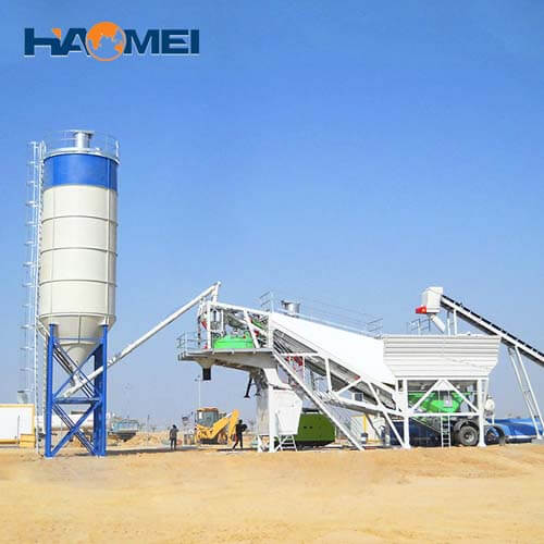 YHZS35 Mobile Concrete Batching Plant