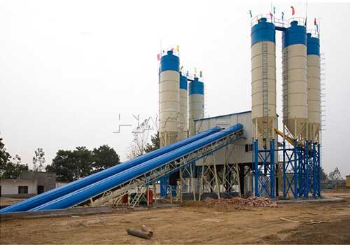 Dongyue brand concrete mixer with lifting hopper