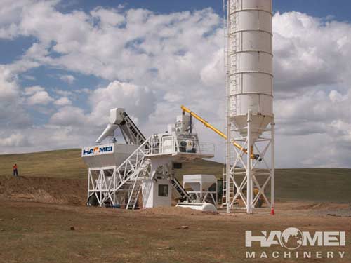 Mini cement mixer ready mix batching plant