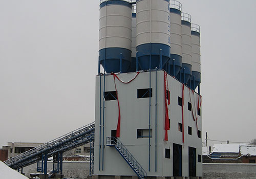 High Efficient Mixed Concrete Mixing Plant Hzs75 For
