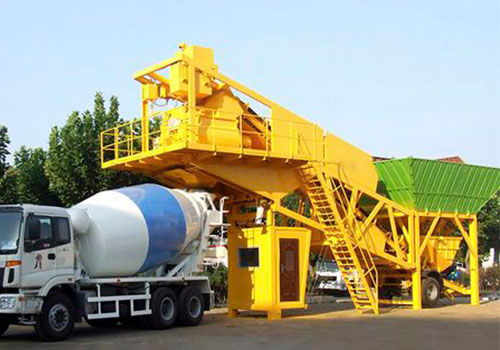 Hzs series portable floating concrete mixing plant
