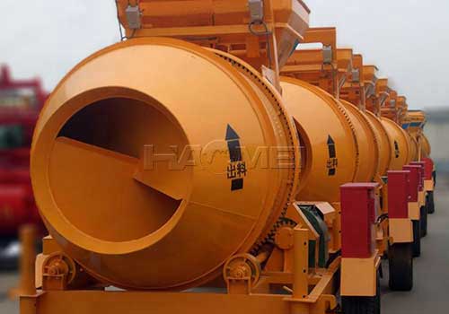 Skid steer concrete mixer mixture concrete machine