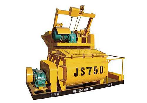 Volumetric concrete mixer electric pan mixer