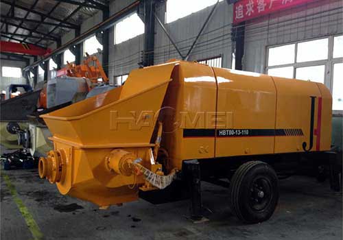 Spider boom concrete pump ready made concrete