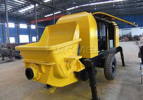 Mini concrete pump large electric cement mixer