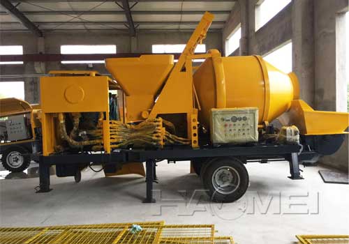 Skid steer concrete pump concrete pump machine reach