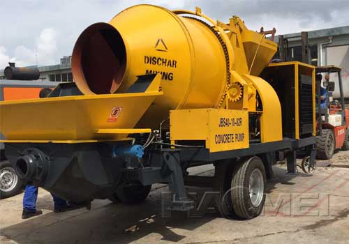 Concrete pumping equipment hard rock concrete pumping