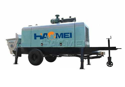 Automatic cement mixer boom pump